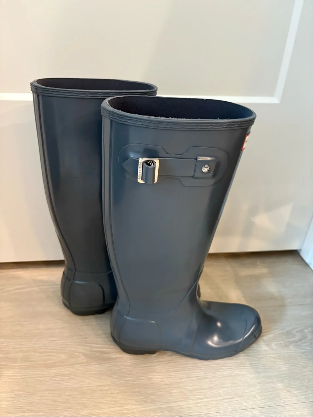 Hunter Tall Rubber Boots in Dark Gray